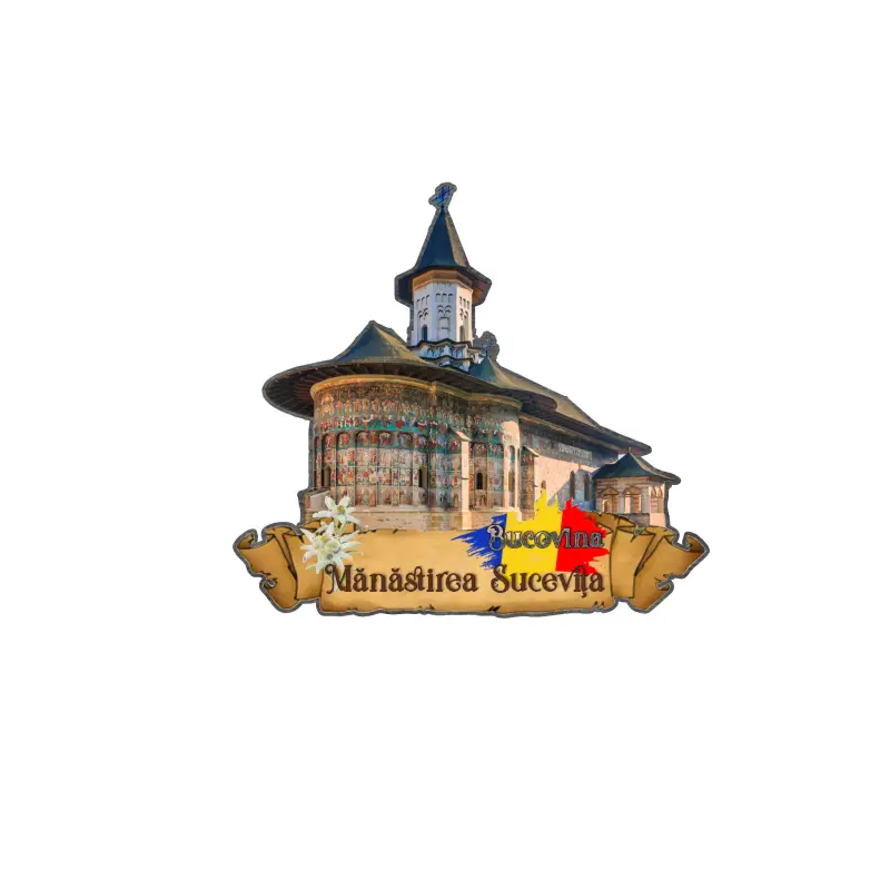 Manastirea sucevita, magnet frigider mgs188